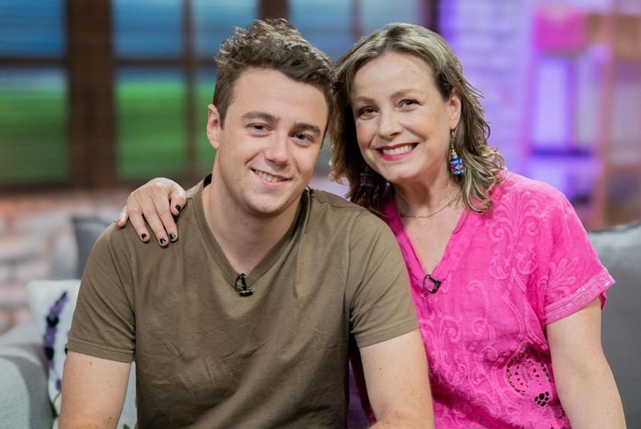 Hijo de Claudia Conserva fue su salvavidas en programa de TV : Mamás Bellas