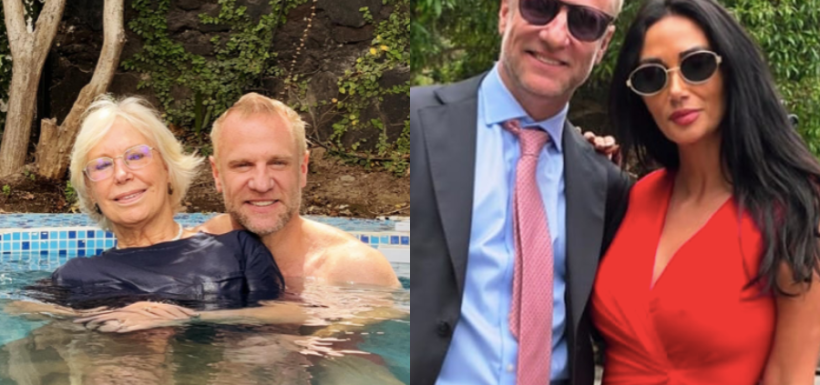 pamela díaz, felipe kast y su mamá