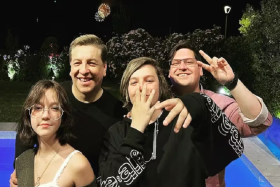 JULIO CÉSAR RODRÍGUEZ Y SUS HIJOS