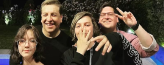 JULIO CÉSAR RODRÍGUEZ Y SUS HIJOS