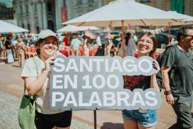mes del libro en santiago en 100 palabras