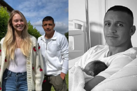 alexis sánchez - hija - alexandra litvinova