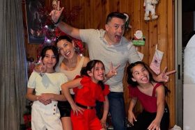 leandro martínez - hijas - trillizas